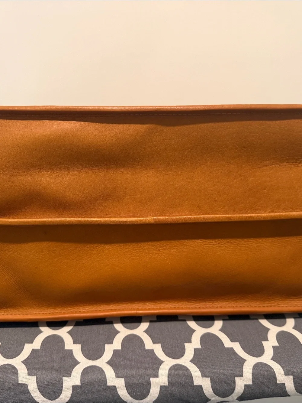 Rodrigo Cowhide Natural Leather Double Sided briefcase